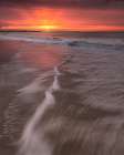 USA-New Jersey-Cape May National Seashore. Sunrise on shoreline. Coastal Print